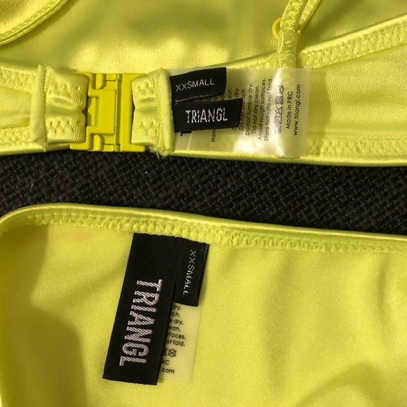 Barely worn triangl neon bikini - Picture 6 of 7